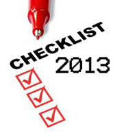 2013 Checklist Graphic