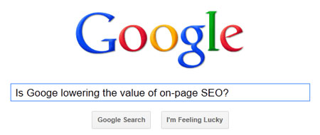 Google On-Page SEO Graphic