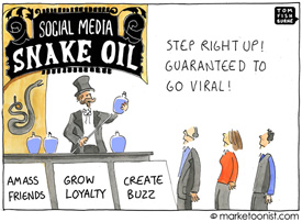 Social Media Snake Oil Graphic