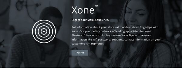 Xone Beacons from Yext Graphic