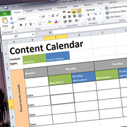 Content Calendar Thumbnail Graphic