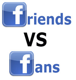 Facebook Profiles to Facebook Fan Pages Graphic