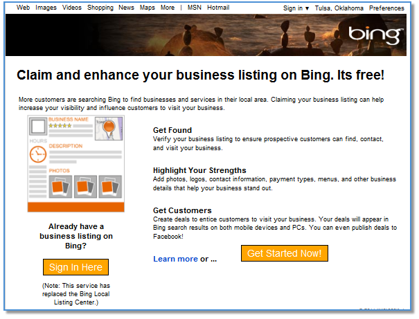 Your Complete Guide to Bing's New Local Business Listing Portal ...