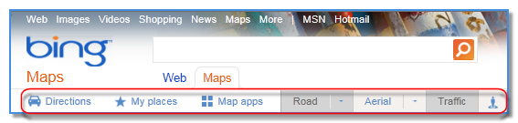 New Bing Maps Toolbar