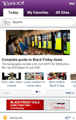 Yahoo Mobile Design - November 23rd, 2012