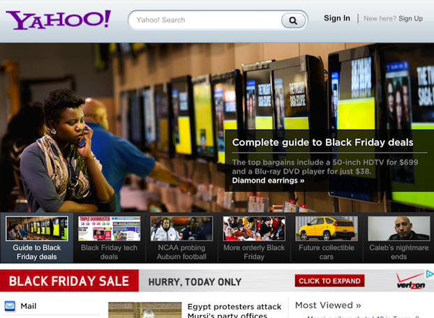Yahoo Tablet Design - November 23rd, 2012