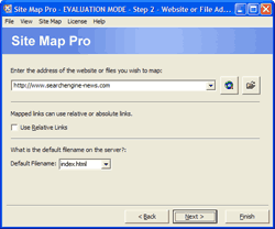 Site Map Pro Step 2